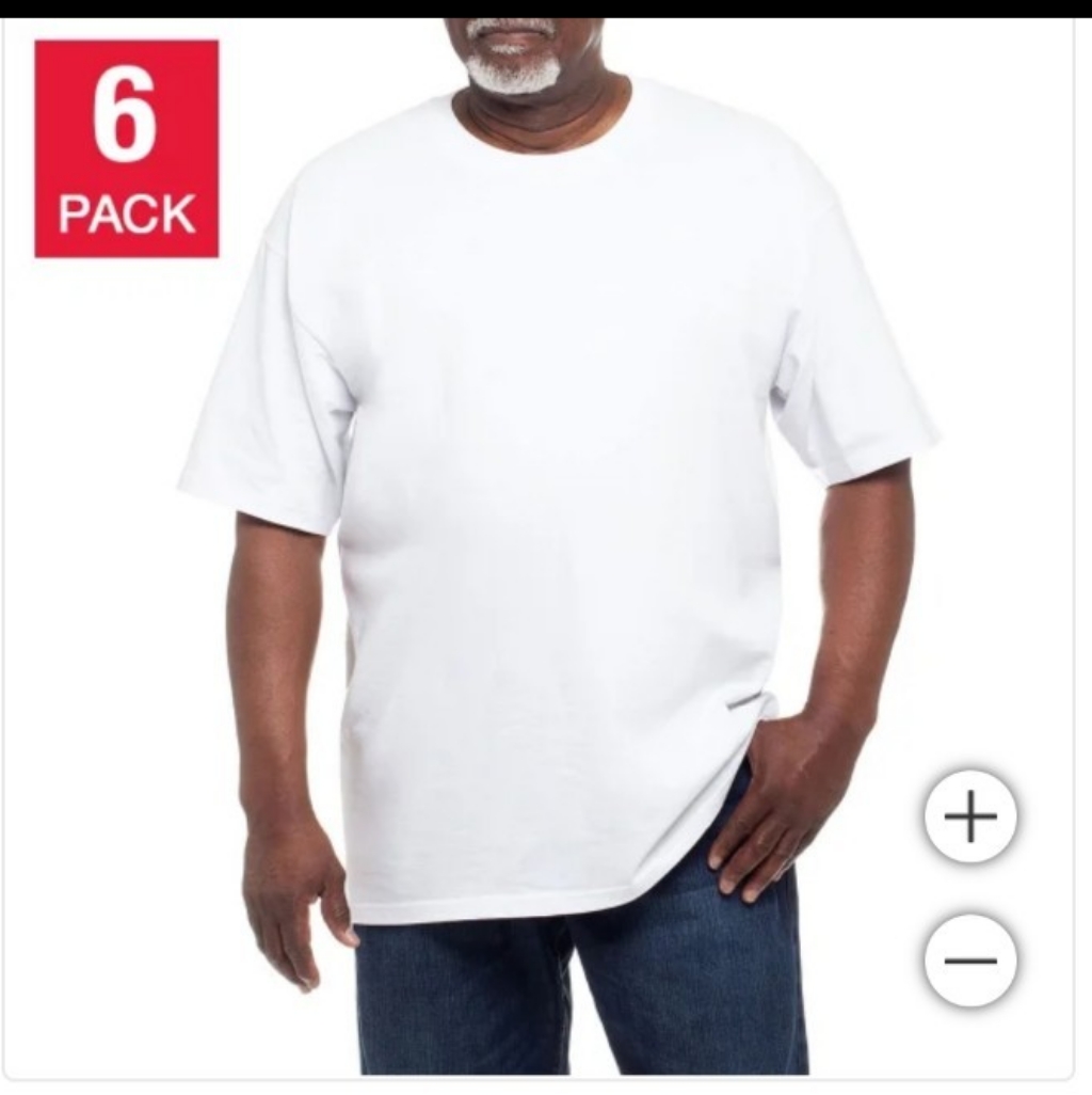Kirkland Signature Men's Crew Neck T-Shirt 6-Pack